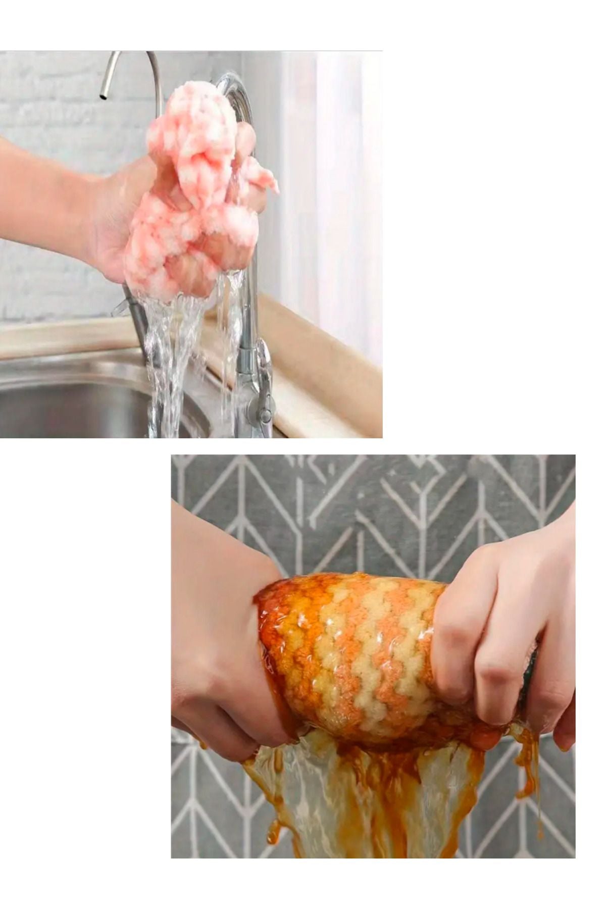 3 ADET - Mikrofiber Mutfak Bezi Temizlik Bezi Mikrofiber Leke Tutmayan Tüy Bırakmayan Mikrofiber Bez