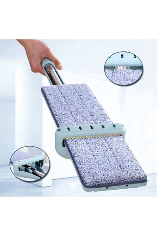 Kendinden Sıkmalı 360° Mikrofiber Mop Paspas – Kovasız Kolay Temizlik Paspas Mop