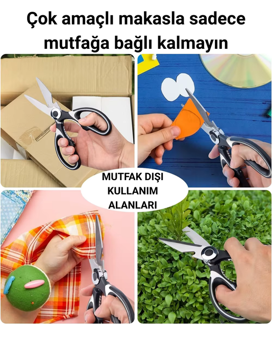 Çok Amaçlı Mutfak Makası - Mutfak Dışı Kullanıma Uygun