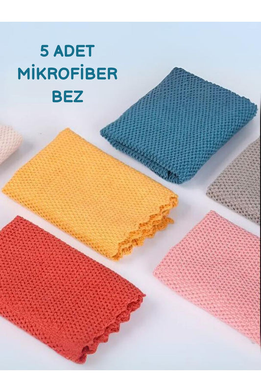 5 adet mikrober mutfak bezi