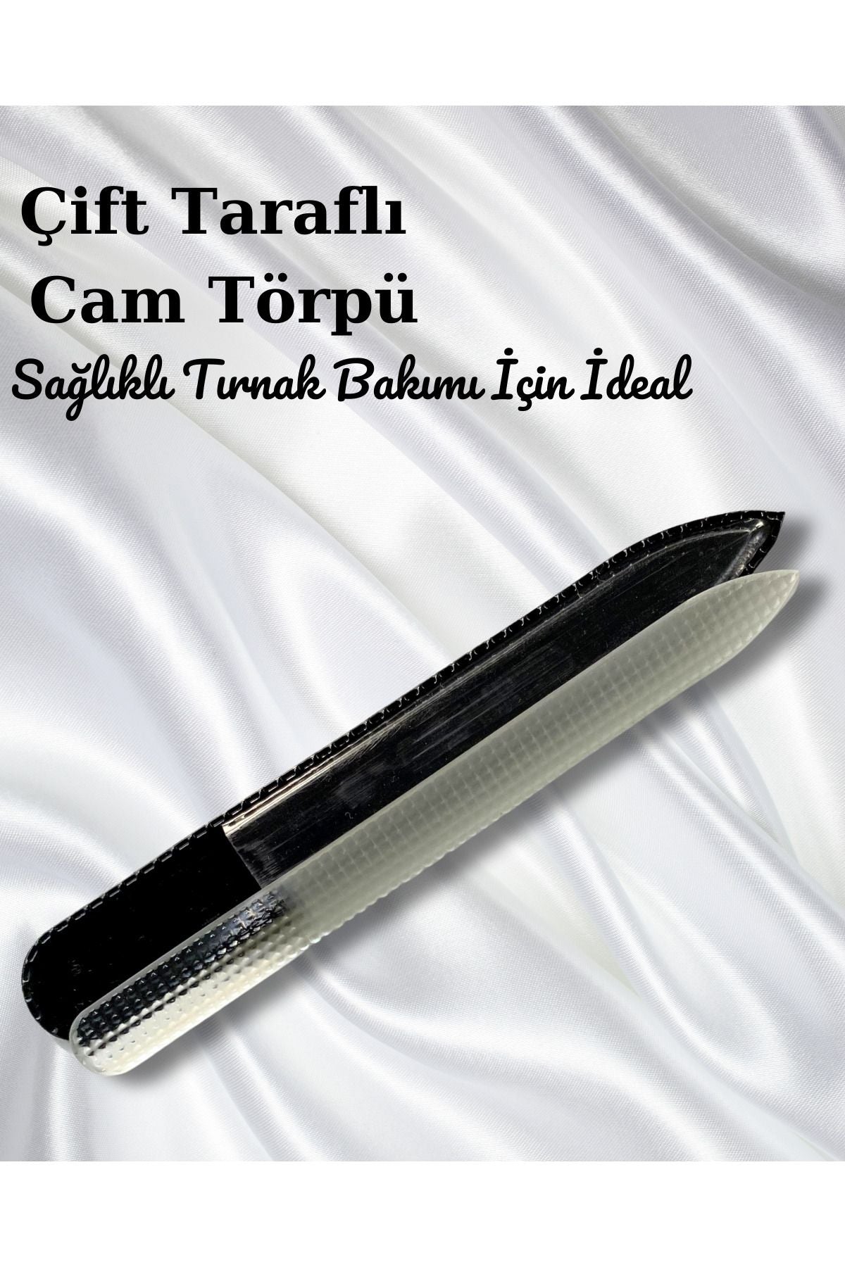 Çift Taraflı Cam Tırnak Törpüsü – Sağlıklı Tırnak Bakımı için Cam Törpü
