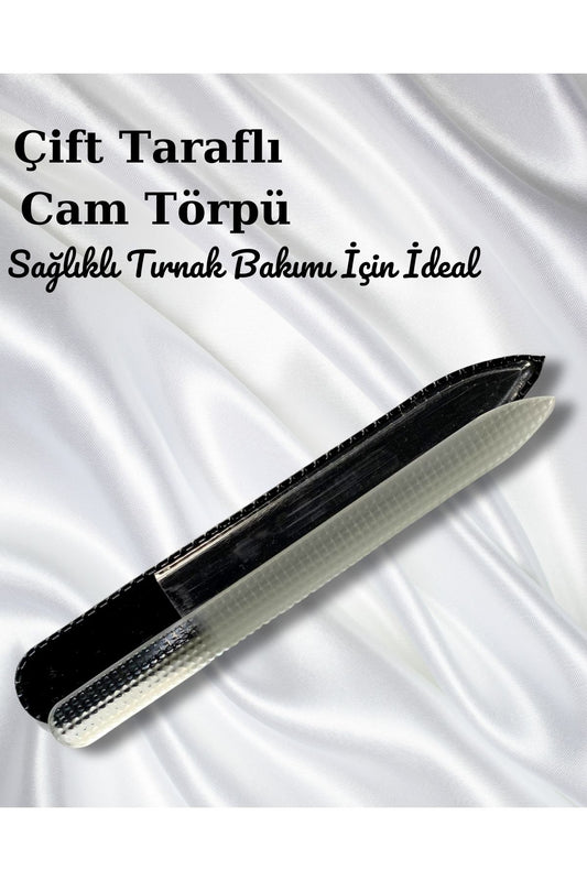 Çift Taraflı Cam Tırnak Törpüsü – Sağlıklı Tırnak Bakımı için Cam Törpü