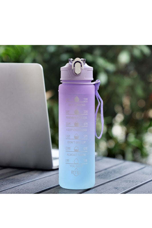 900 Ml 0.9 Litre Suluk Renkli Matara Pipetli Suluk Büyük Suluk