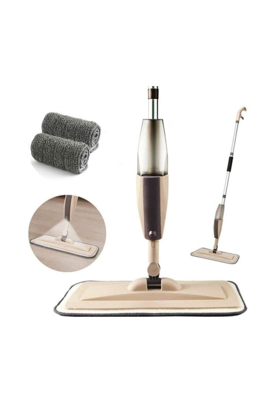 Sprey Mop Mikrofiber Bezli Deterjan Hazneli Paspas Mop