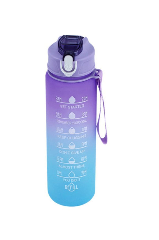 900 Ml 0.9 Litre Suluk Renkli Matara Pipetli Suluk Büyük Suluk