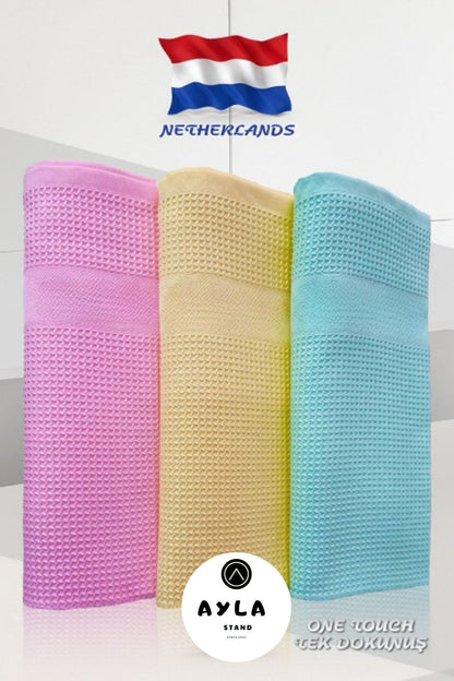 3'lü Mikrofiber Temizlik Bezi