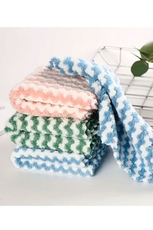 3 ADET - Mikrofiber Mutfak Bezi Temizlik Bezi Mikrofiber Leke Tutmayan Tüy Bırakmayan Mikrofiber Bez