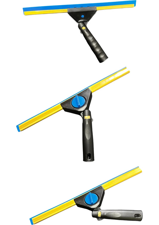 2 Metre Teleskopik Cam Silme Seti – Döner Başlıklı 45+35 cm Cam Çek + 35 cm Mop Ucu